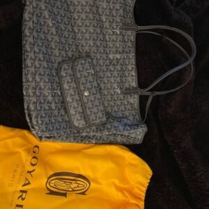 Goyard Gray Monogram Tote GM